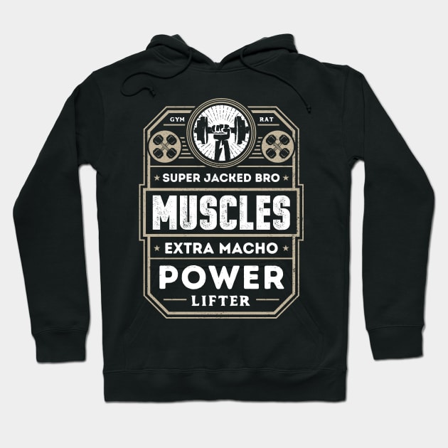 Super Jacked Bro Hoodie by barrettbiggers